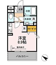 メゾンQ  ｜ 福岡県福岡市博多区吉塚6丁目（賃貸アパート1R・2階・26.33㎡） その2