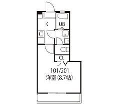 リブレア博多駅B棟  ｜ 福岡県福岡市博多区堅粕3丁目（賃貸アパート1K・1階・24.50㎡） その2