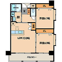 リレポルト博多  ｜ 福岡県福岡市博多区井相田2丁目（賃貸マンション2LDK・1階・59.58㎡） その2