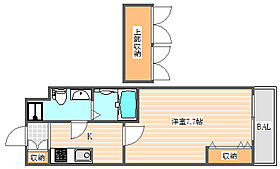 ギャランティー21博多 ORIENT BLD No.66  ｜ 福岡県福岡市博多区堅粕3丁目（賃貸マンション1K・8階・23.01㎡） その2