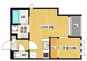 レガリスト高宮  ｜ 福岡県福岡市南区高宮4丁目（賃貸アパート1LDK・1階・27.31㎡） その2