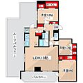 コスモ亀戸6階25.0万円
