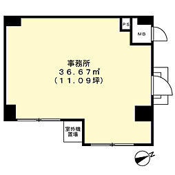 ネオハイツ南堀江の間取図画像