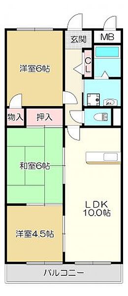 グランドールみと ｜大阪府東大阪市衣摺4丁目(賃貸マンション3LDK・1階・60.25㎡)の写真 その2