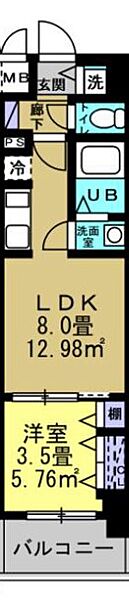 リアライズ南巽 702｜大阪府大阪市生野区巽中4丁目(賃貸マンション1LDK・7階・30.09㎡)の写真 その2