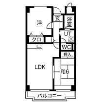 ハイツ・クレセント  ｜ 大阪府東大阪市稲田新町1丁目6-22（賃貸マンション2LDK・5階・58.00㎡） その2