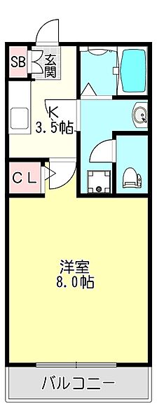 パルティールメゾン ｜大阪府東大阪市友井3丁目(賃貸アパート1K・2階・27.30㎡)の写真 その2