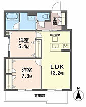 シャーメゾン　グランド　ビュイソン  ｜ 大阪府東大阪市足代1丁目（賃貸マンション2LDK・2階・60.27㎡） その2