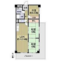 永和グランドハイツ  ｜ 大阪府東大阪市高井田元町2丁目9-11（賃貸マンション3LDK・11階・65.52㎡） その2