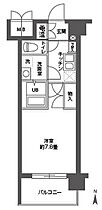 CASSIA高井田NorthCourt  ｜ 大阪府東大阪市高井田本通5丁目1-36（賃貸マンション1K・7階・25.44㎡） その2