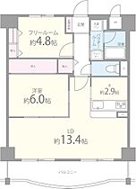 エクセレントバーツ  ｜ 大阪府東大阪市俊徳町5丁目6-24（賃貸マンション2LDK・5階・60.24㎡） その2