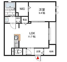 モデナ高井田  ｜ 大阪府東大阪市森河内西2丁目2-32（賃貸アパート1LDK・1階・40.00㎡） その2