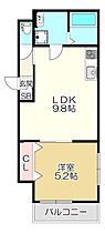 セレニティ若江東町  ｜ 大阪府東大阪市若江東町2丁目1-40（賃貸アパート1LDK・2階・33.08㎡） その2