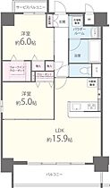 メゾンドパニール  ｜ 大阪府東大阪市俊徳町5丁目1-1（賃貸マンション2LDK・1階・60.19㎡） その2