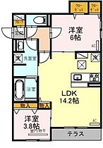 Clashist平野西East  ｜ 大阪府大阪市平野区平野西6丁目（賃貸アパート2LDK・2階・57.56㎡） その2