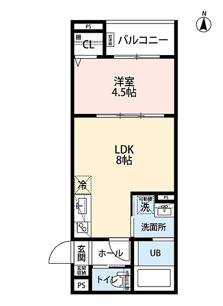 CRASTINE大蓮北4丁目A ｜大阪府東大阪市大蓮北4丁目(賃貸アパート1LDK・1階・30.84㎡)の写真 その2