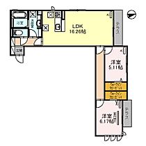 大阪府東大阪市善根寺町5丁目（賃貸アパート2LDK・2階・67.50㎡） その2