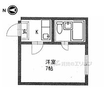 コーポ諏訪柳町 406 ｜ 奈良県奈良市柳町（賃貸アパート1K・4階・16.97㎡） その2