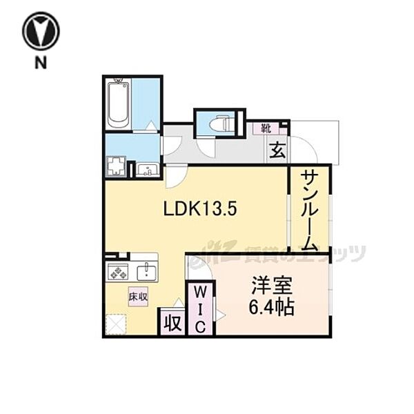 カーサ匠 102｜奈良県天理市田部町(賃貸アパート1LDK・1階・50.87㎡)の写真 その2