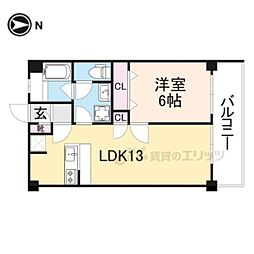 アルファグランデ 1LDKの間取図画像