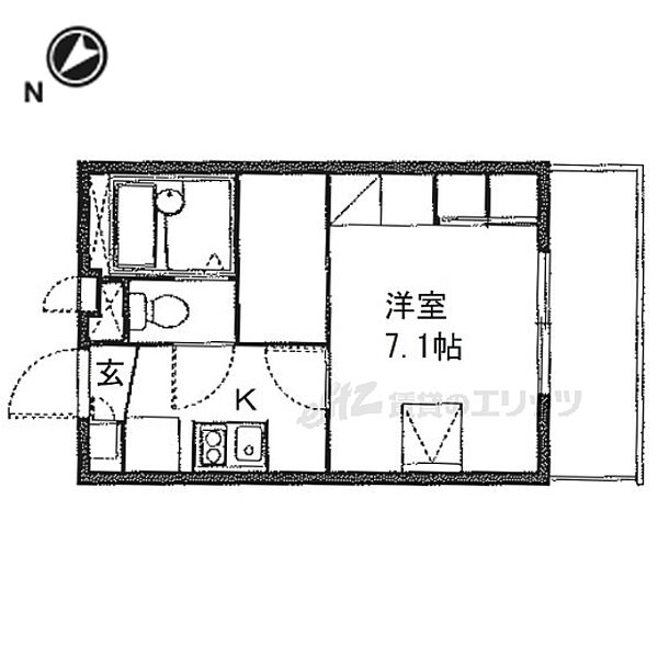 レオパレスＭＯＡ 104｜奈良県奈良市三条本町(賃貸アパート1K・1階・19.87㎡)の写真 その2