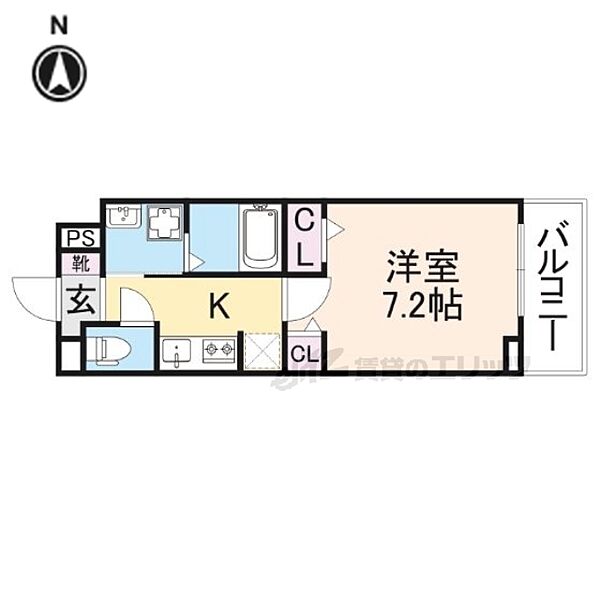 メゾン　リアリII 302｜奈良県香芝市今泉(賃貸アパート1K・3階・28.87㎡)の写真 その2
