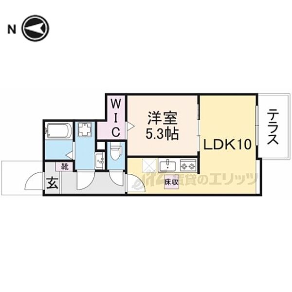 万葉まほら荘 103｜奈良県奈良市南京終町４丁目(賃貸アパート1LDK・1階・37.97㎡)の写真 その2