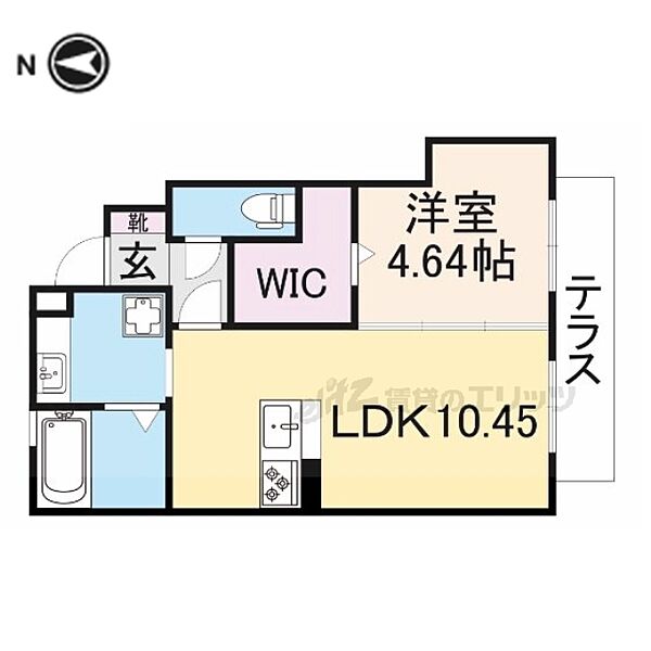サングレース 105｜奈良県橿原市葛本町(賃貸アパート1LDK・1階・39.70㎡)の写真 その2