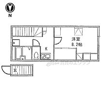 レオパレスオアシス 206 ｜ 奈良県大和郡山市小泉町（賃貸アパート1K・2階・26.08㎡） その2