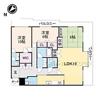 レフィナード帝塚山207  ｜ 奈良県奈良市帝塚山６丁目（賃貸マンション3LDK・2階・120.26㎡） その2