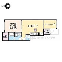 リアンハウス 102 ｜ 大阪府四條畷市中野本町（賃貸アパート1LDK・1階・40.11㎡） その2