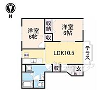 奈良県天理市石上町（賃貸アパート2LDK・1階・51.79㎡） その2