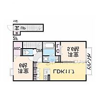 サンメゾン 202 ｜ 奈良県天理市櫟本町（賃貸アパート2LDK・2階・59.16㎡） その2