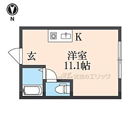 サクセス本社ビル ワンルームの間取図画像
