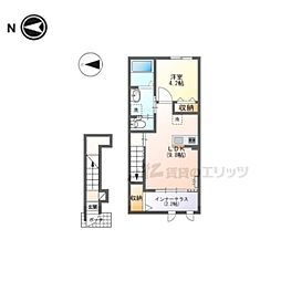 JR桜井線 京終駅 徒歩8分の賃貸アパート