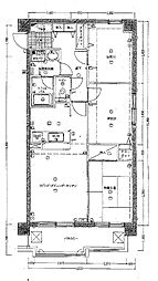 サンロード元町 3LDKの間取図画像