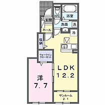 パーク　ヴィラ　Ｋ 102 ｜ 群馬県伊勢崎市連取元町229-5（賃貸アパート1LDK・1階・50.14㎡） その2