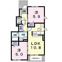 サン　フェリーチェ　I 101 ｜ 群馬県高崎市新町3255-1（賃貸アパート2LDK・1階・53.81㎡） その2