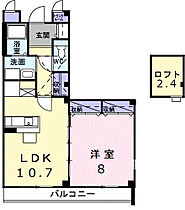 プレッソ・ベル 201 ｜ 群馬県高崎市石原町1377（賃貸アパート1LDK・2階・46.66㎡） その2