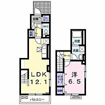 ブリーズ　Ｓ 101 ｜ 群馬県伊勢崎市宮子町3546-5（賃貸アパート1LDK・1階・51.34㎡） その2