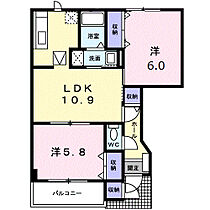 アエラIIＡ棟 102 ｜ 群馬県高崎市下小鳥町171-5（賃貸アパート2LDK・1階・52.75㎡） その2