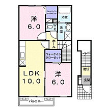 リヴィエールIVＢ 202 ｜ 群馬県高崎市箕郷町矢原449-1（賃貸アパート2LDK・2階・54.85㎡） その2