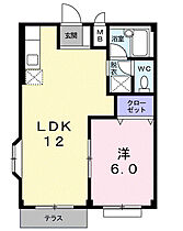 ニューシティーＡ 105 ｜ 群馬県高崎市貝沢町2174-1（賃貸アパート1LDK・1階・39.74㎡） その2