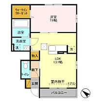 サンリバー 103 ｜ 埼玉県熊谷市新堀285-1（賃貸アパート1LDK・1階・48.20㎡） その2