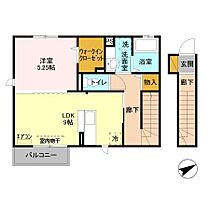 タキサス上野台 203 ｜ 埼玉県深谷市上野台360-39（賃貸アパート1LDK・2階・44.97㎡） その2