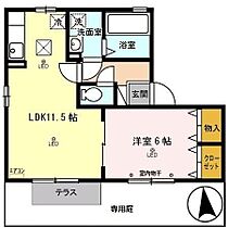 トミーパーリー　Ａ 103 ｜ 埼玉県熊谷市久下（賃貸アパート1LDK・1階・43.02㎡） その2