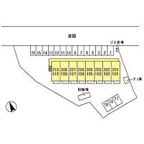 ローズハイツ 110 ｜ 群馬県伊勢崎市茂呂町1丁目（賃貸アパート1K・1階・30.27㎡） その3