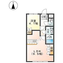 シャルマン 105 ｜ 埼玉県児玉郡神川町大字原新田（賃貸アパート1LDK・1階・36.00㎡） その2