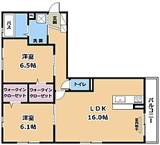 La・maison est  ｜ 滋賀県草津市青地町（賃貸アパート2LDK・2階・67.09㎡） その2