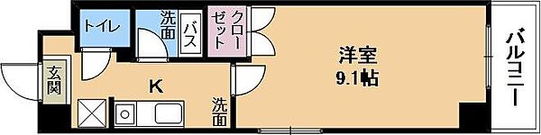 アートプラザ光 ｜滋賀県草津市野路東4丁目(賃貸マンション1K・2階・26.58㎡)の写真 その2